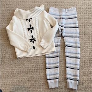 Janie & Jack sweater leggings set